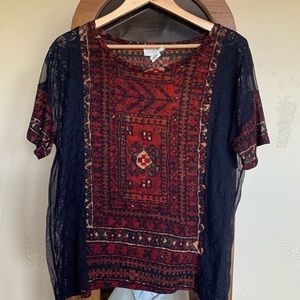 Denim and Supply lace sweater.